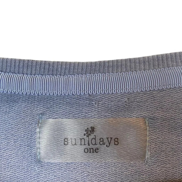 Sundays One Grey  Crewneck Open Back Sweater - Picture 7 of 7